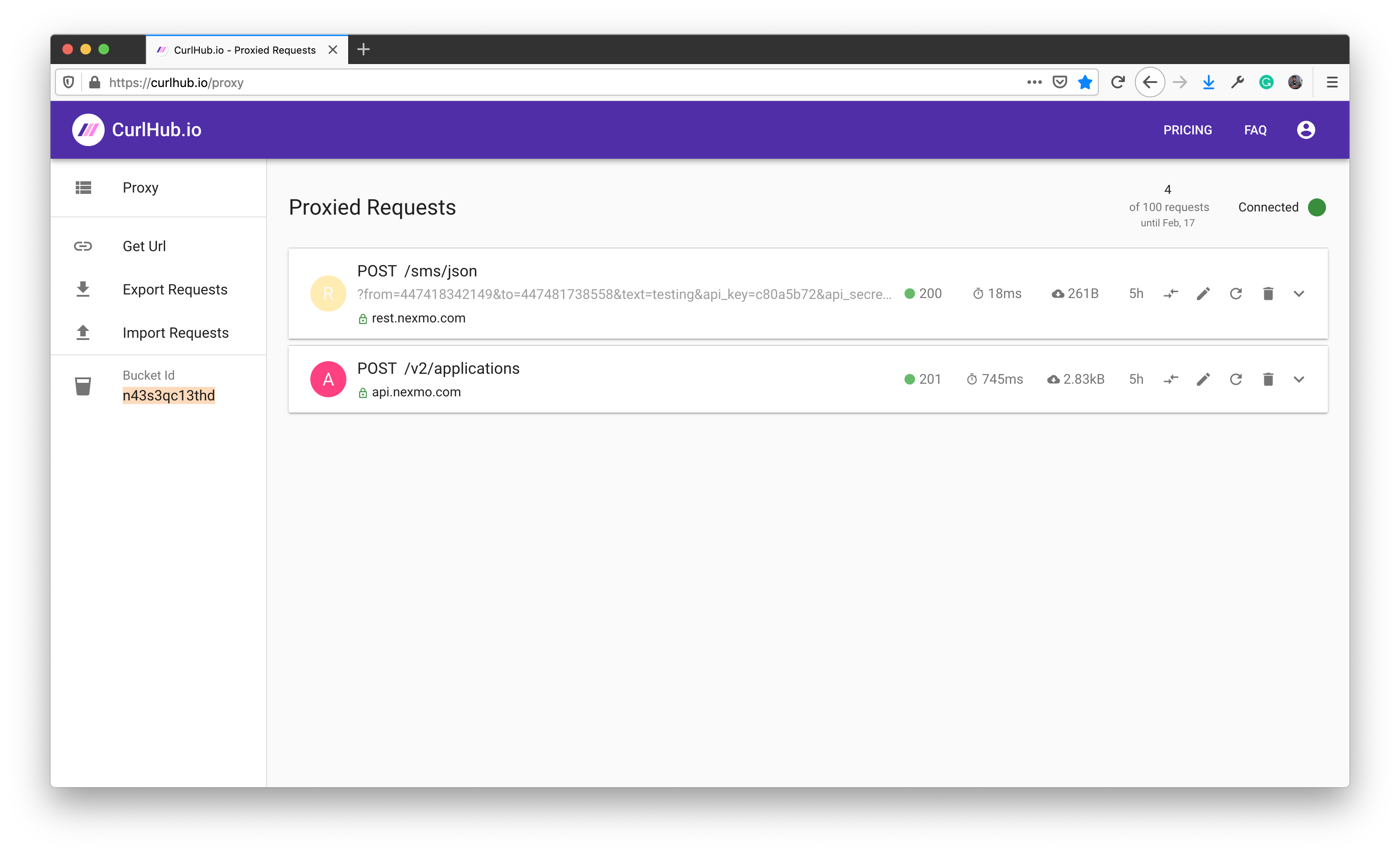 Nexmo s node js server sdk added support for host overriding